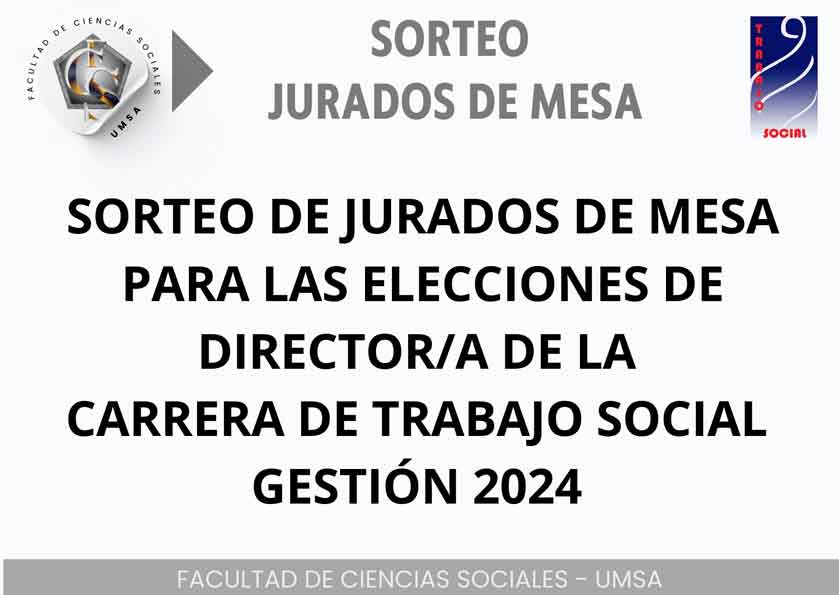 Sorteo de Jurados de Mesa