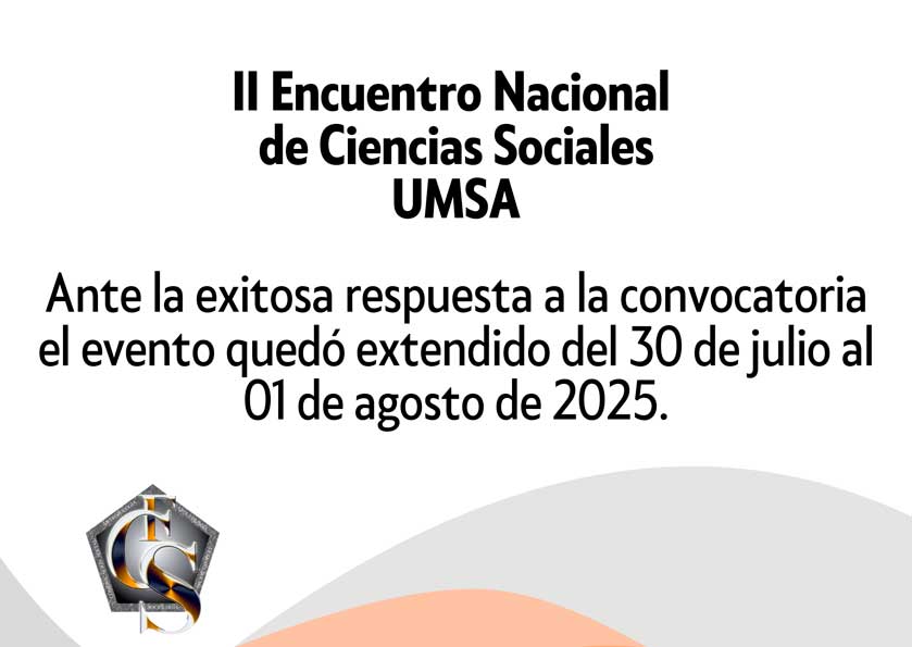 II Encuentro Nacional  de Ciencias Sociales